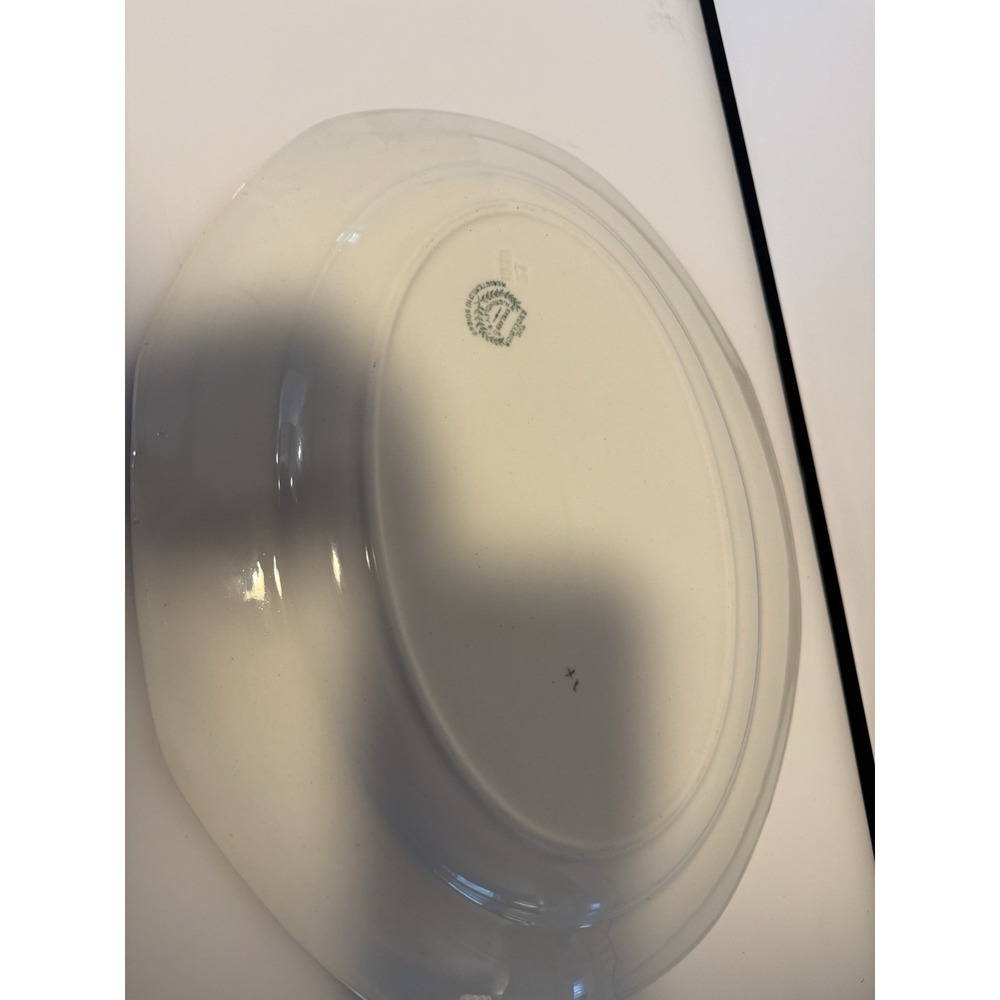 Rare WH Grindley Excelsior Antique Ironstone Octagonal Platters + Oval Bowl 1910 - Picture 16 of 16